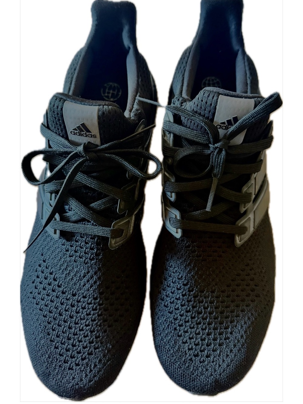 Men’s adidas Black Knit Lace-Up Training Sneakers